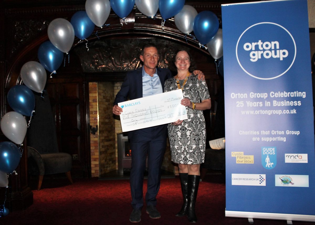 Orton Supports Cystic Fibrosis Trust